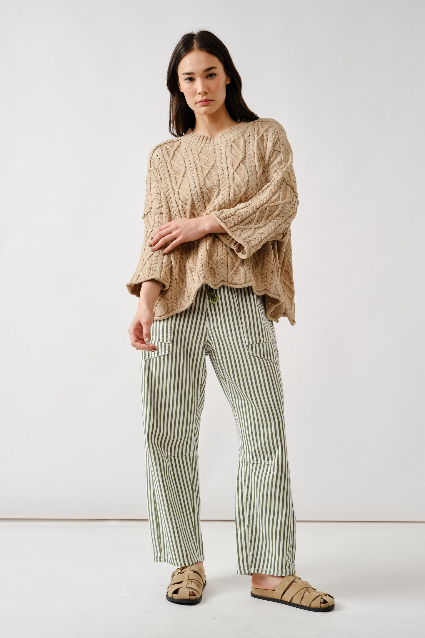 Odette Barrel Denim Pants