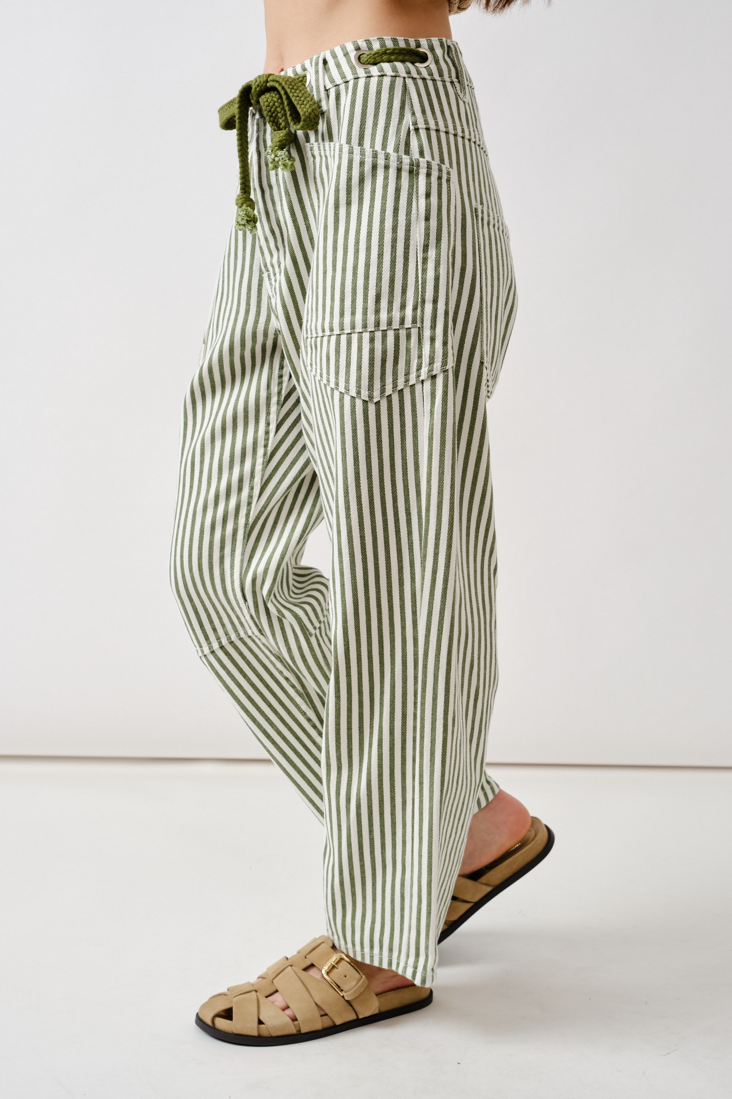 Odette Barrel Denim Pants