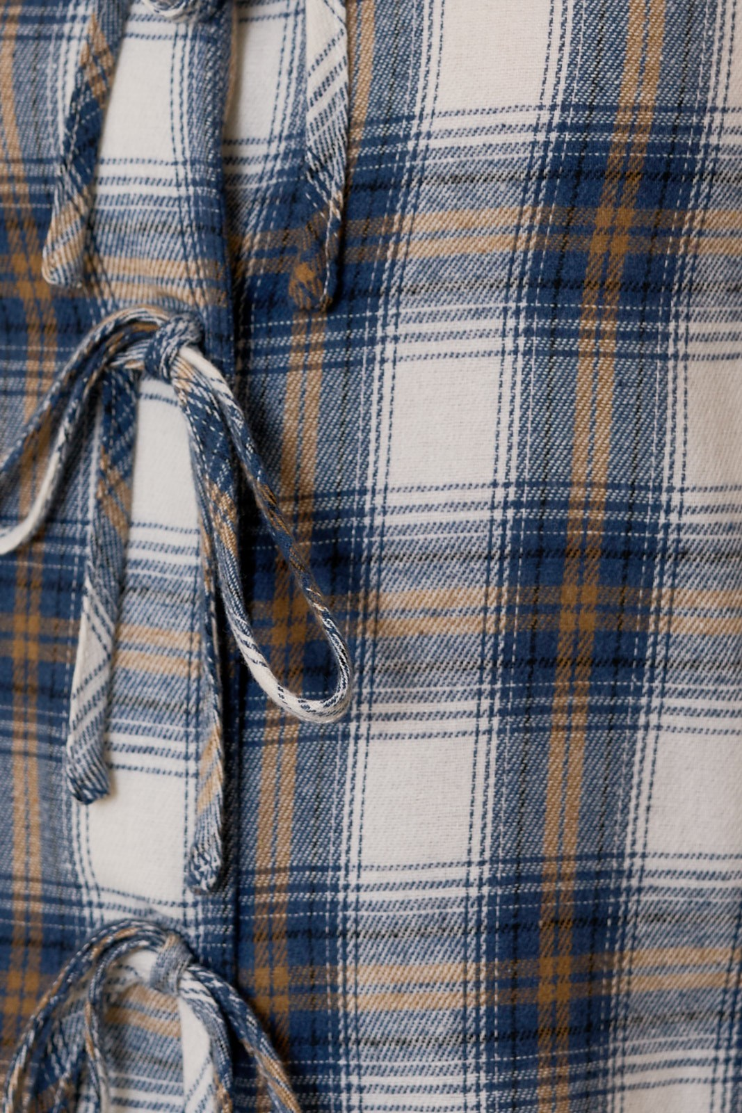 Rachel Plaid Tie Shirt