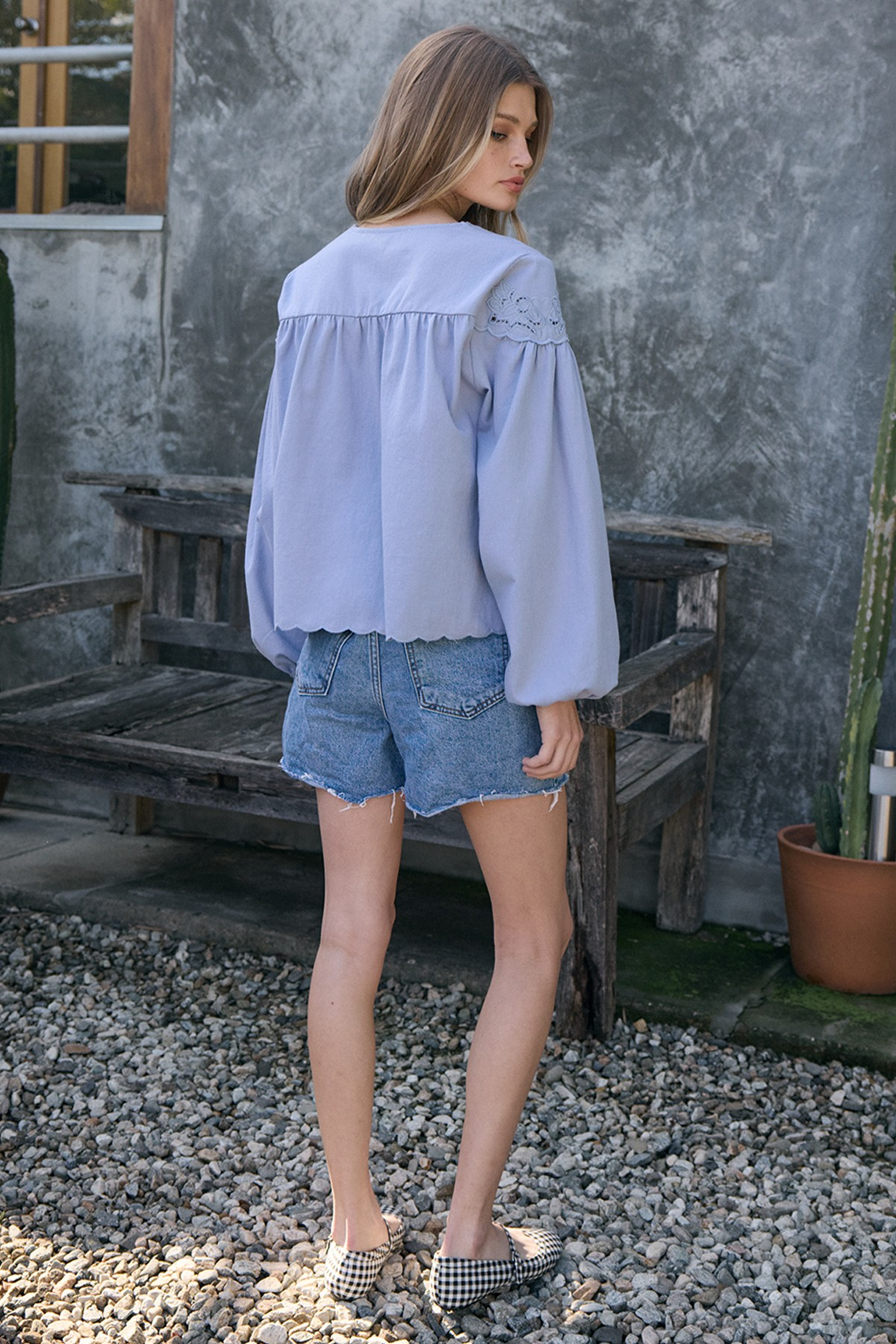 The Bluebell Lace Blouse