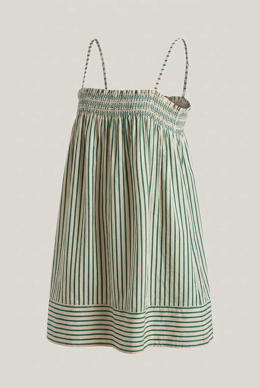 Stripe Babydoll Dress