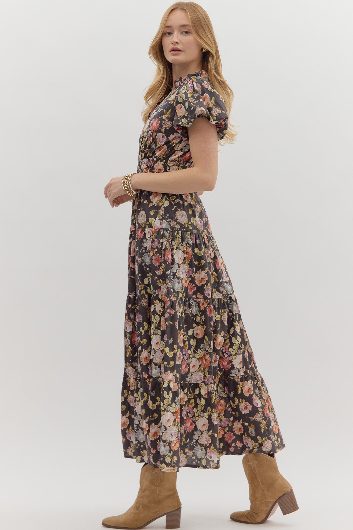 Marceline Floral Midi Dress