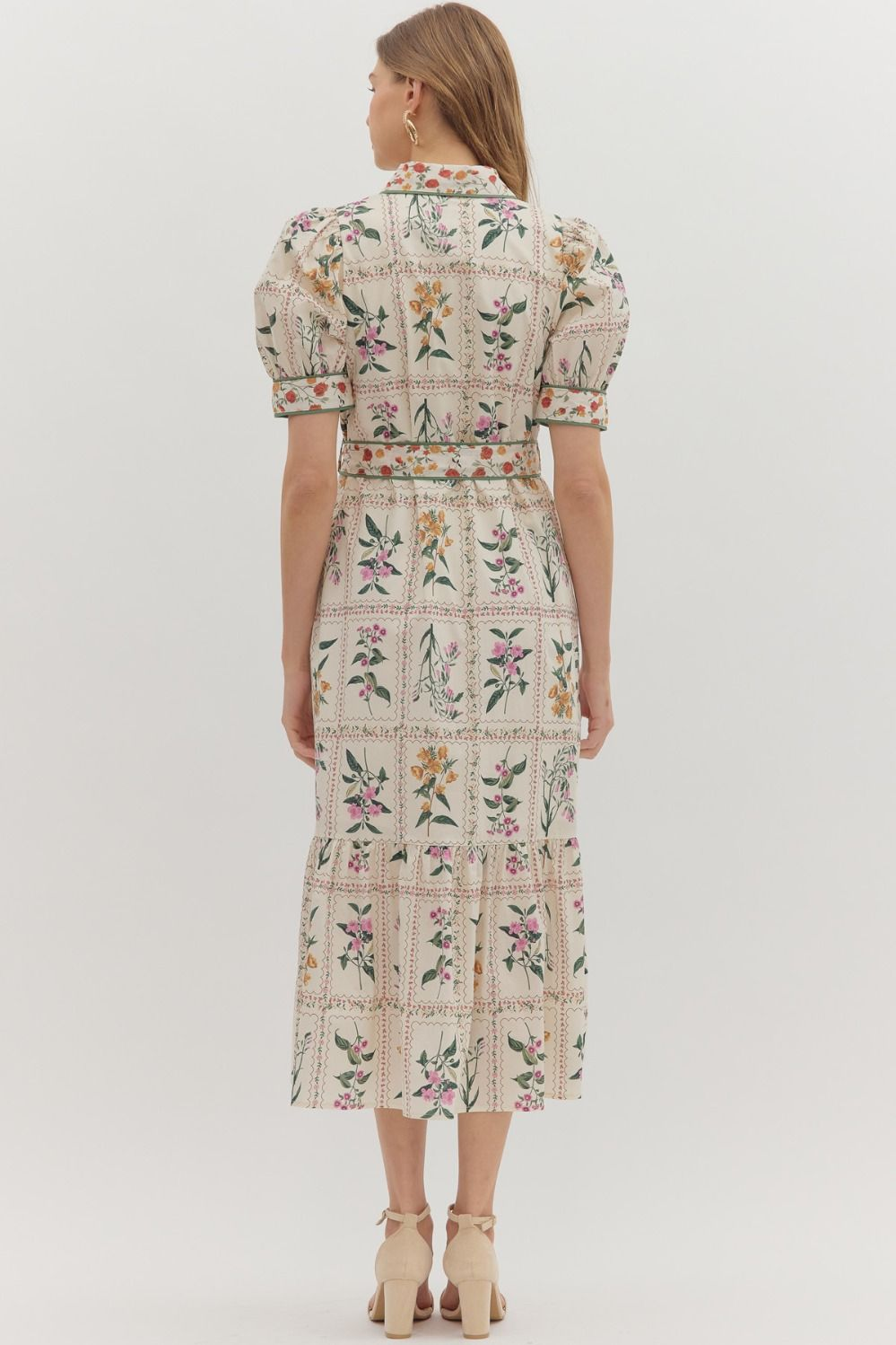 Juliana Floral Midi Dress