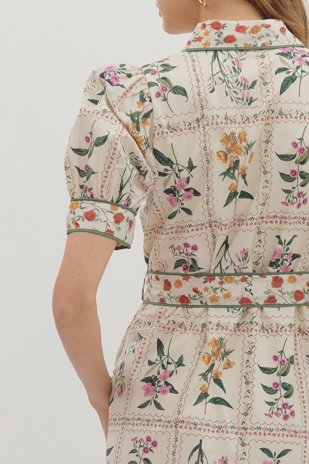 Juliana Floral Midi Dress