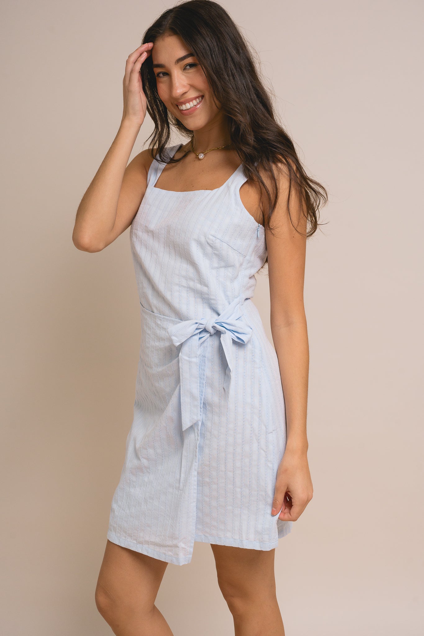 Kris Wrap Mini Dress