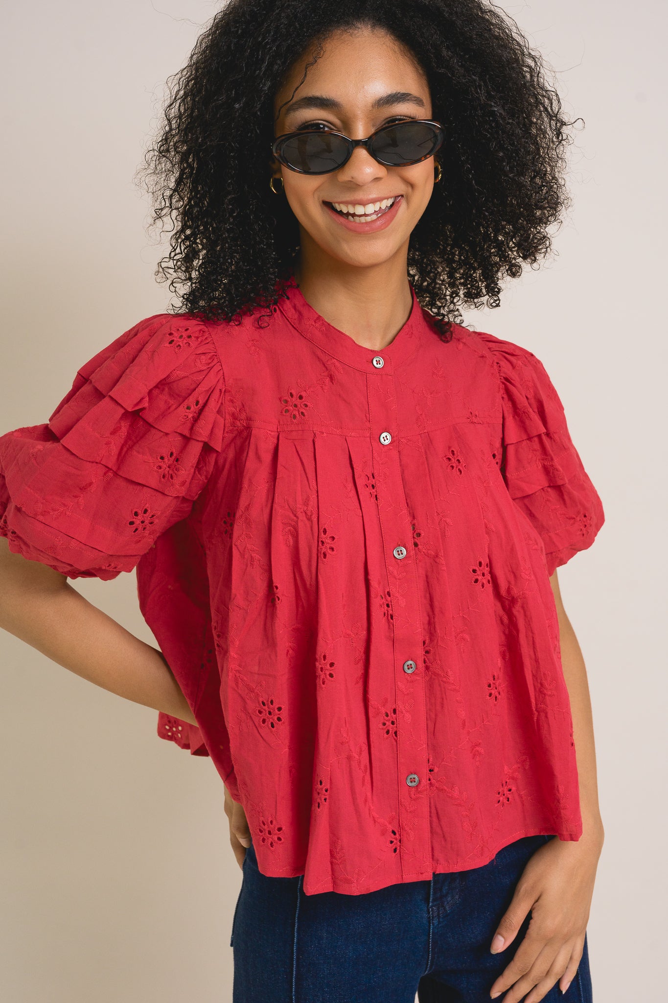 Tilly Eyelet Shirt