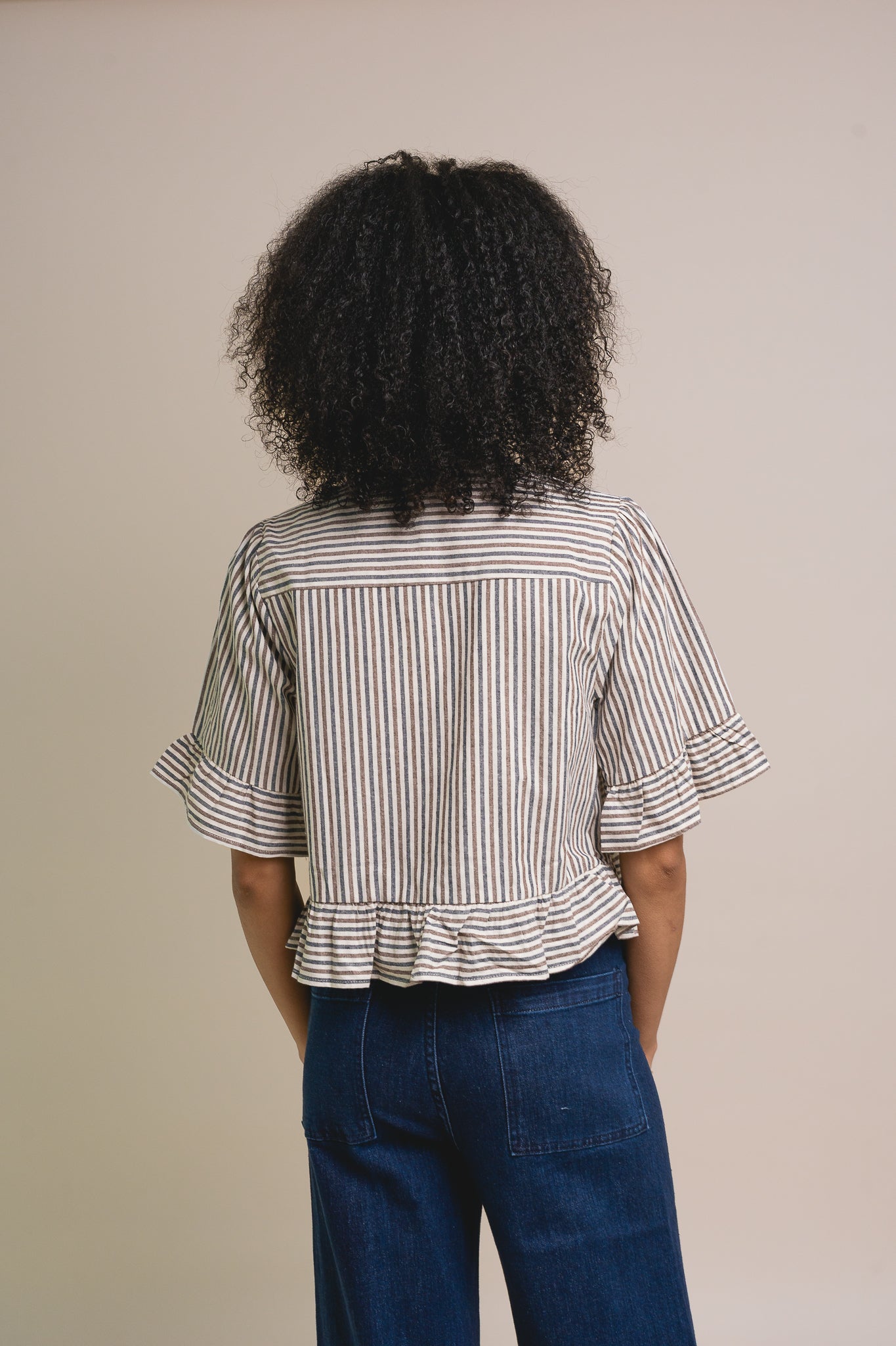 Victoria Stripe Blouse