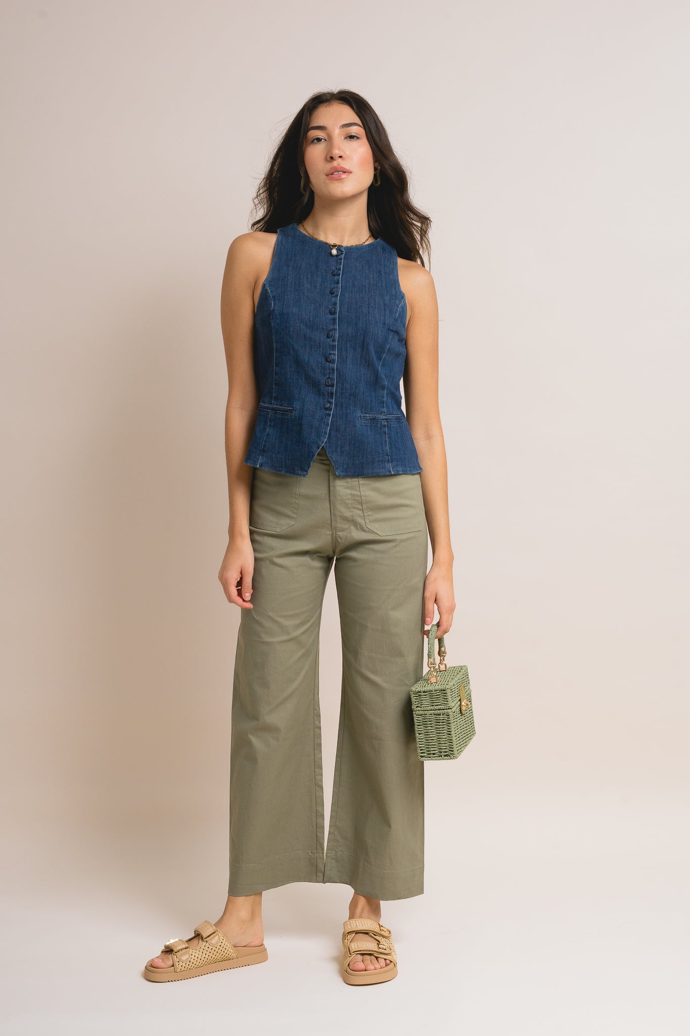Brooklyn Ankle Wide Leg Pants