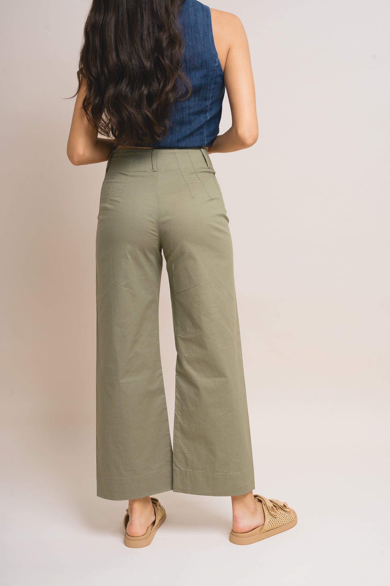 Brooklyn Ankle Wide Leg Pants