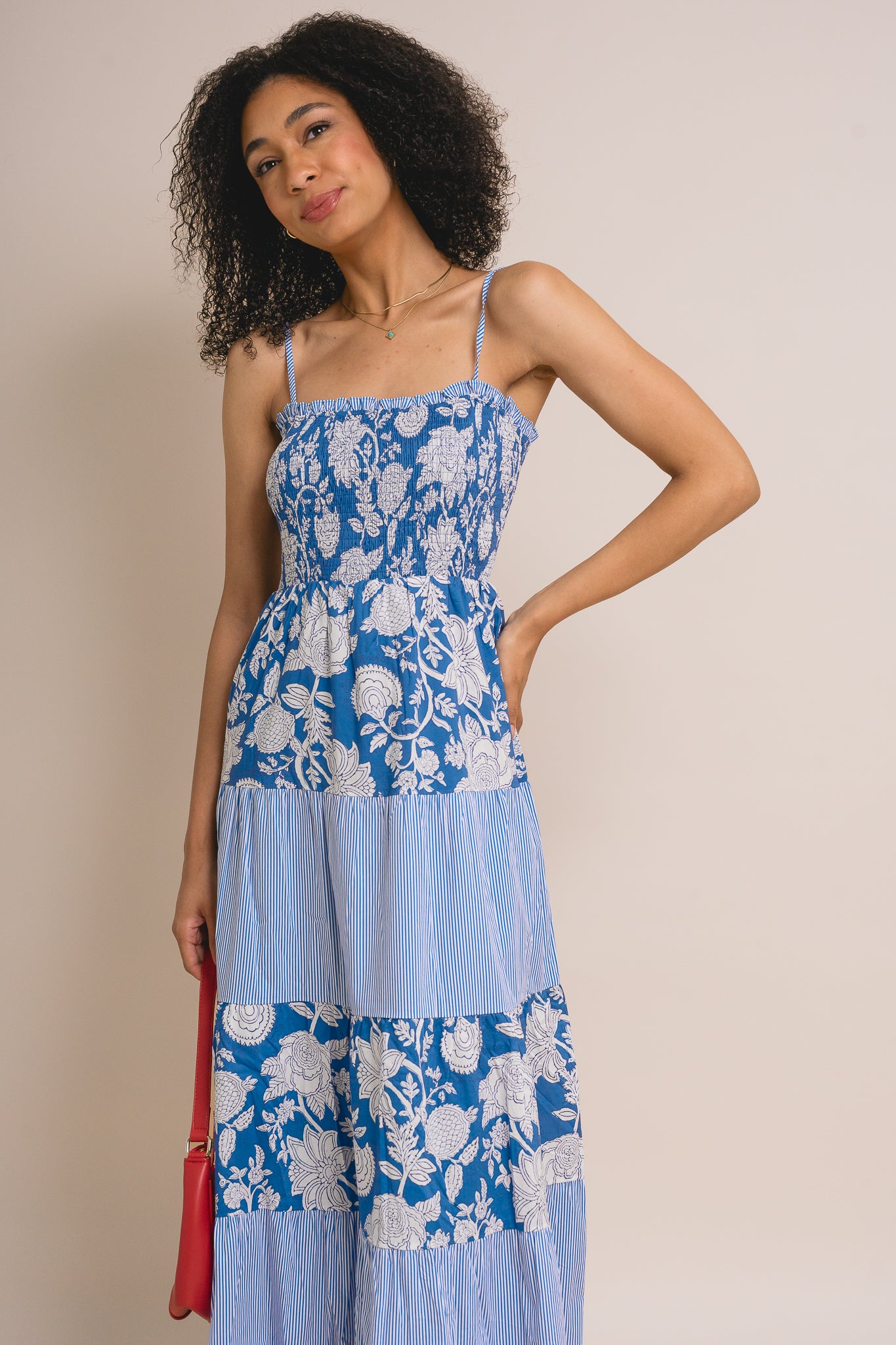 Floral Printed Midi Dress