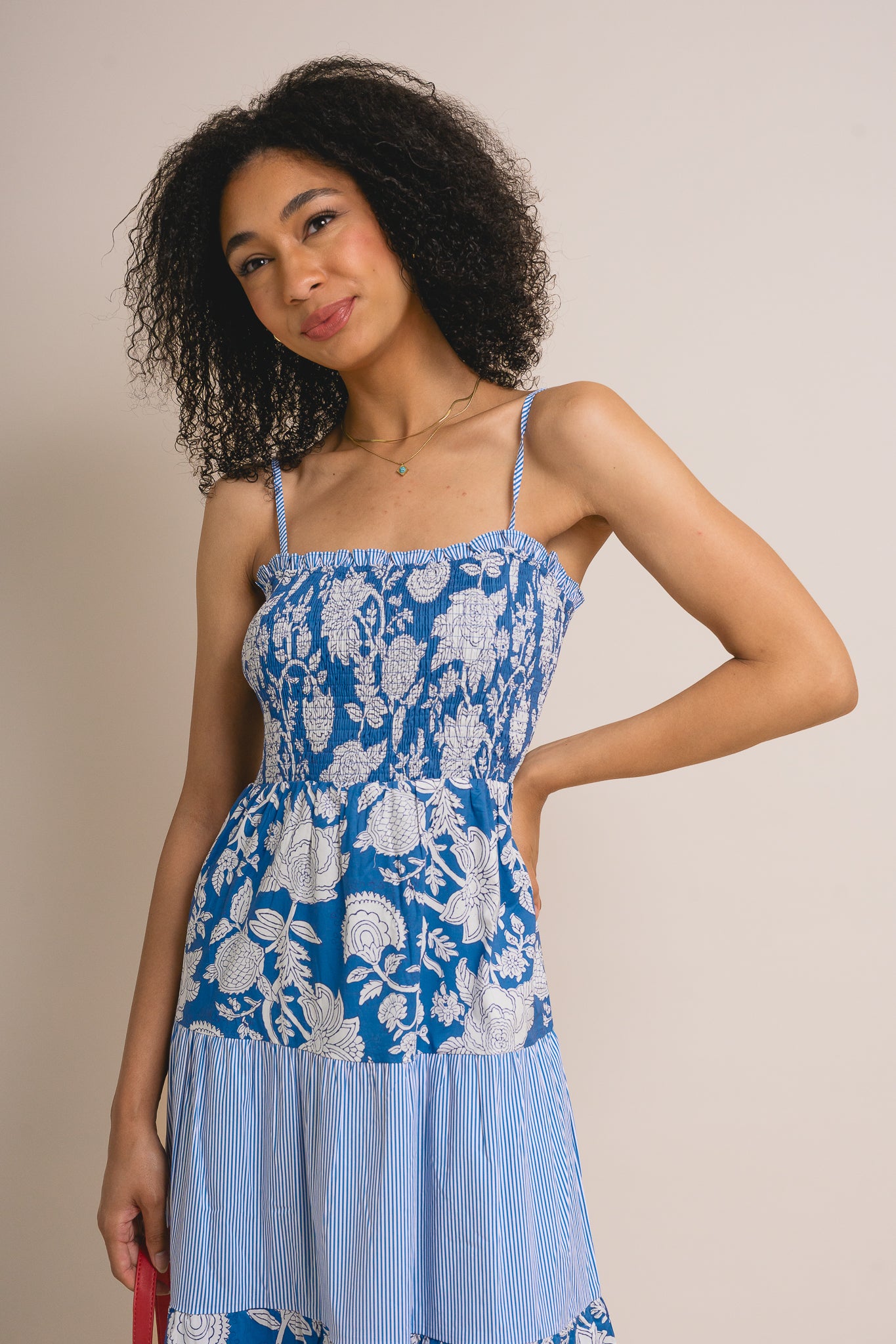 Floral Printed Midi Dress