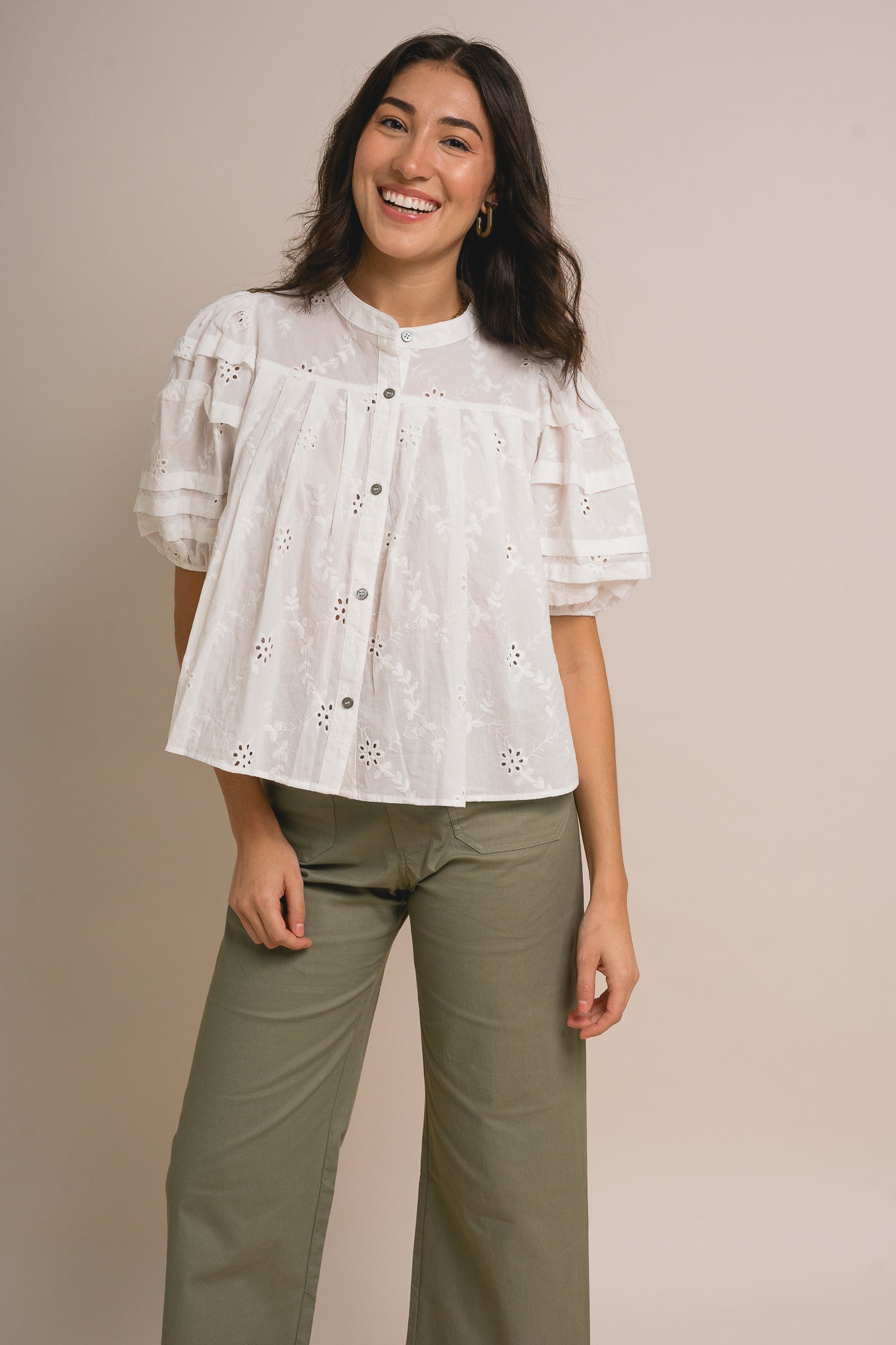 Tilly Eyelet Shirt