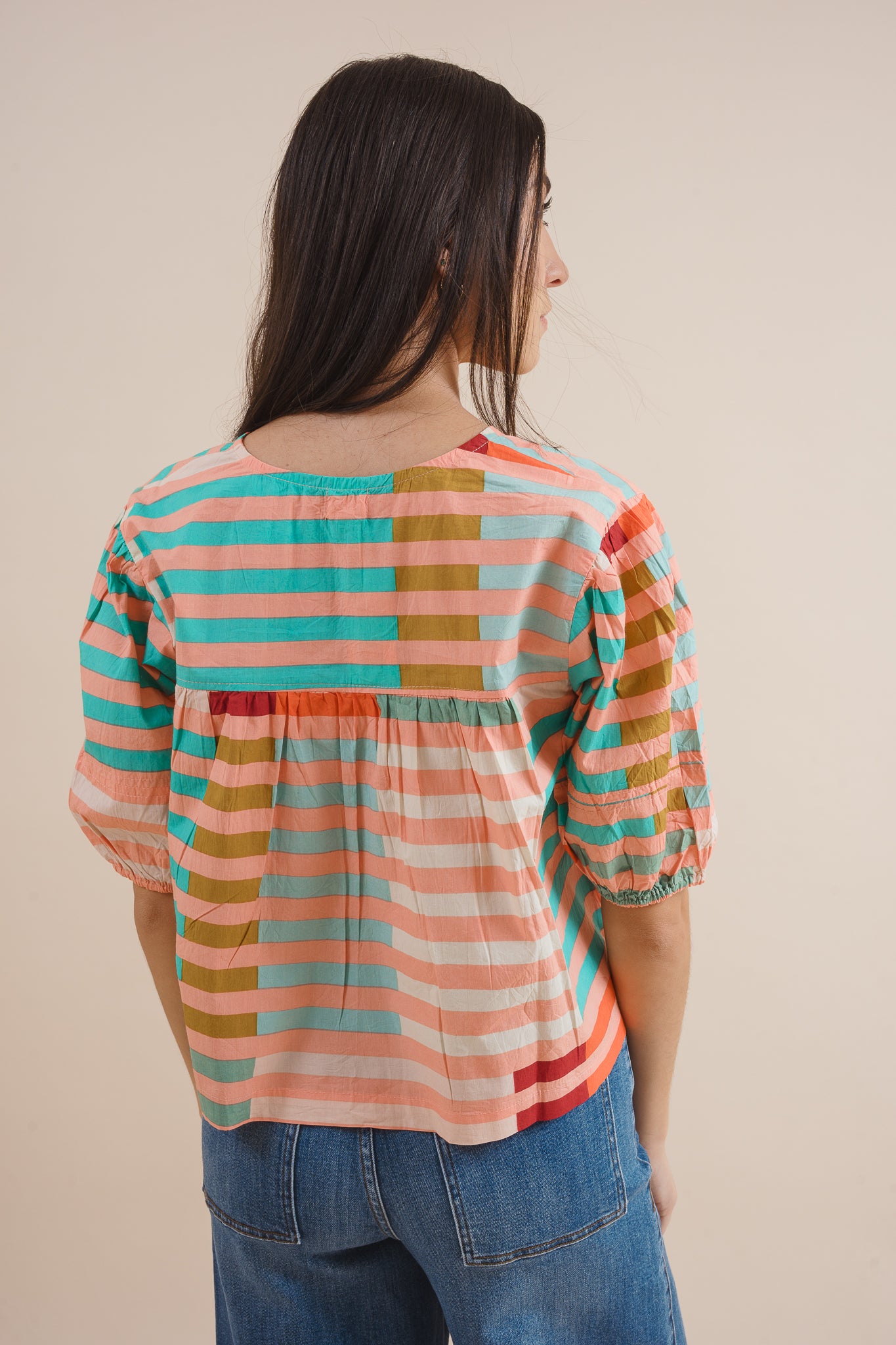 Harriet Color Striped Top