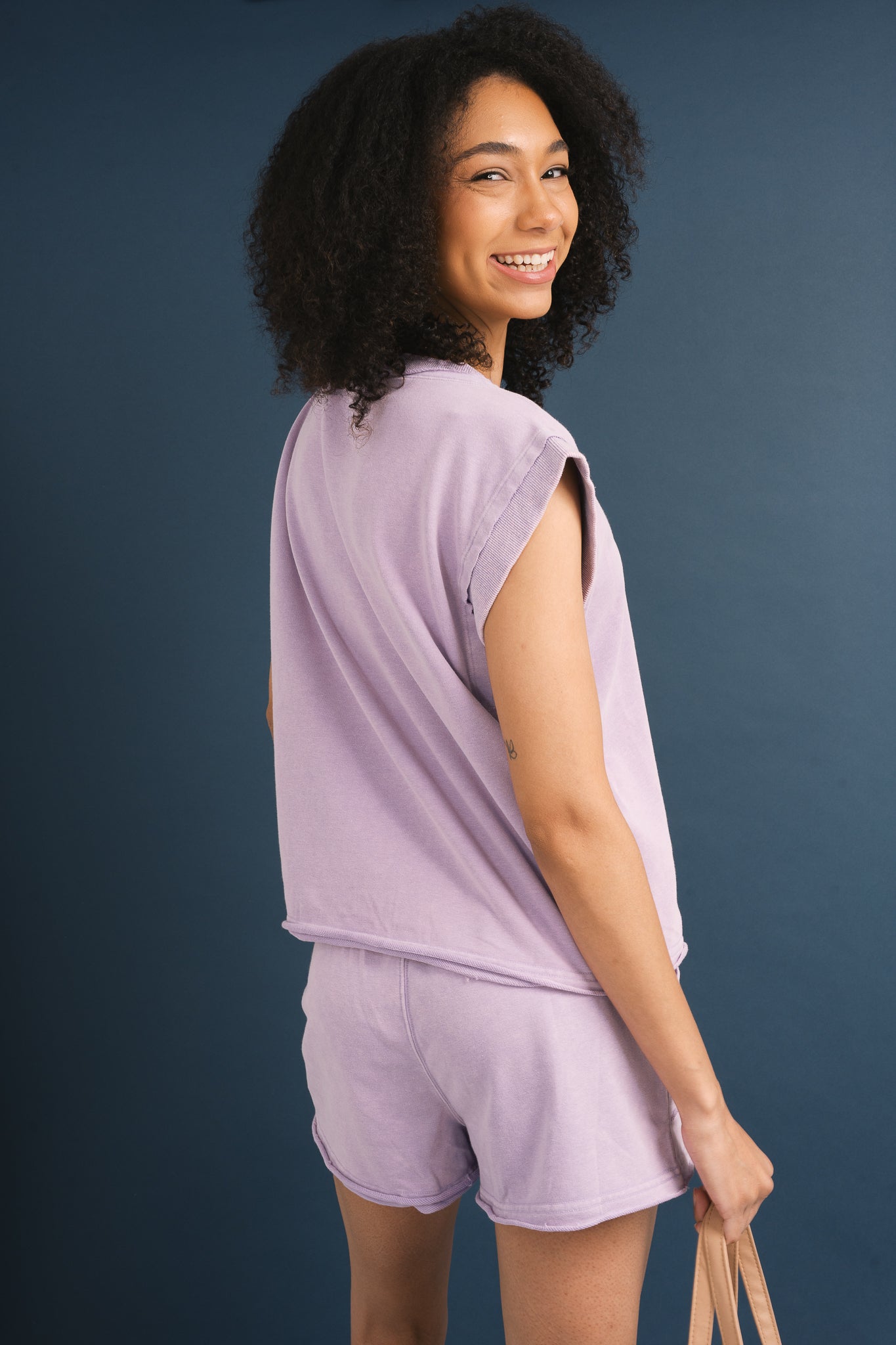 Washed Solid Loungewear Set