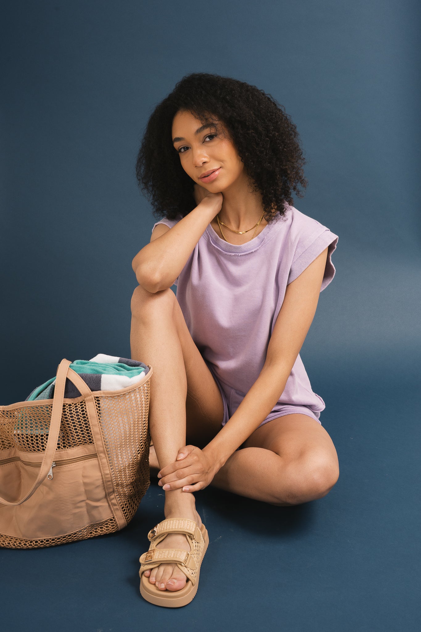 Washed Solid Loungewear Set