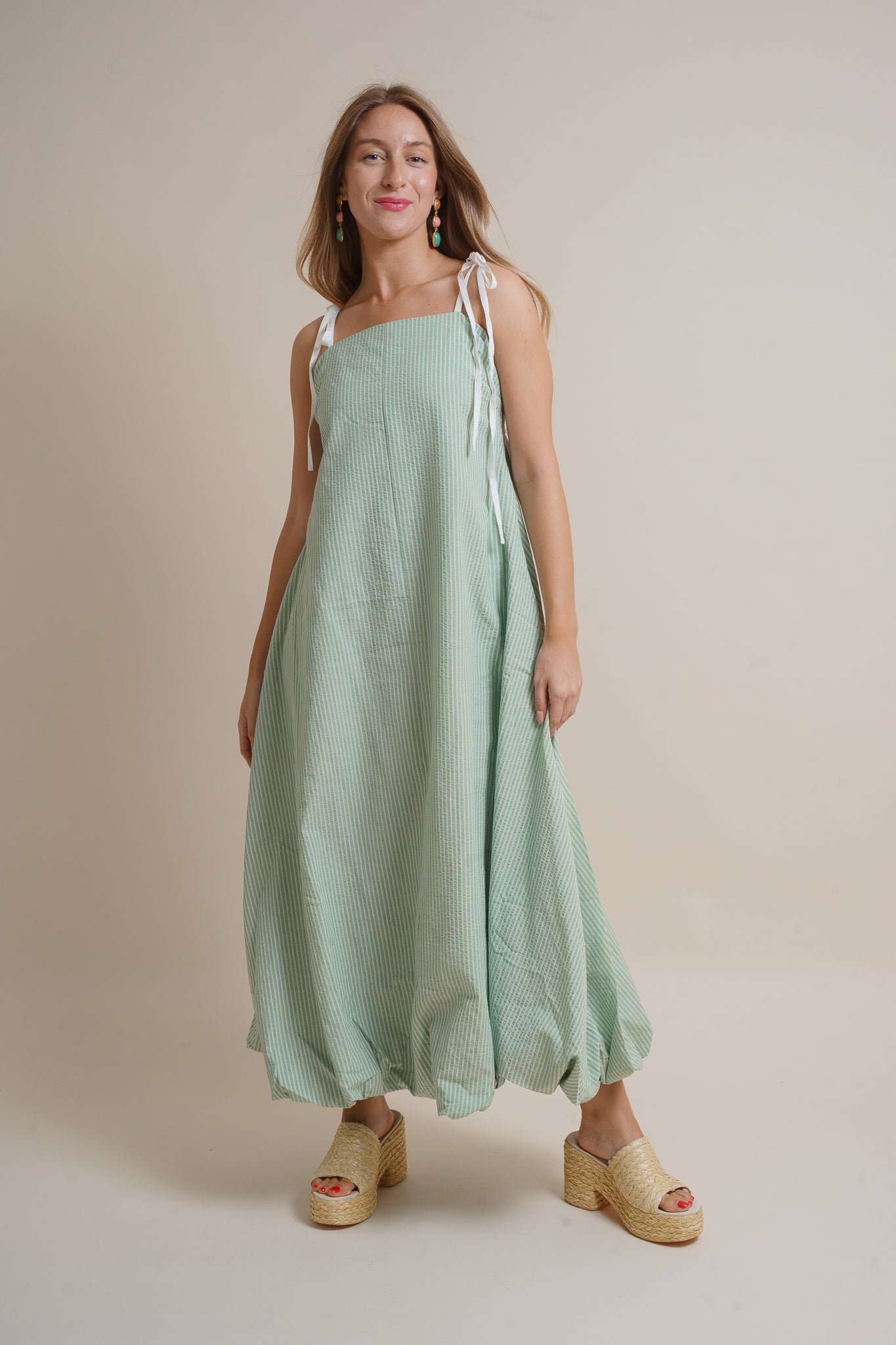 Callie Stiped Maxi Dress