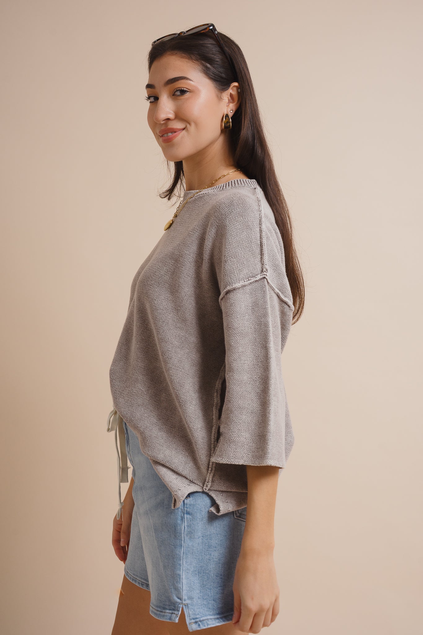Blythe Oversized Sweater Top