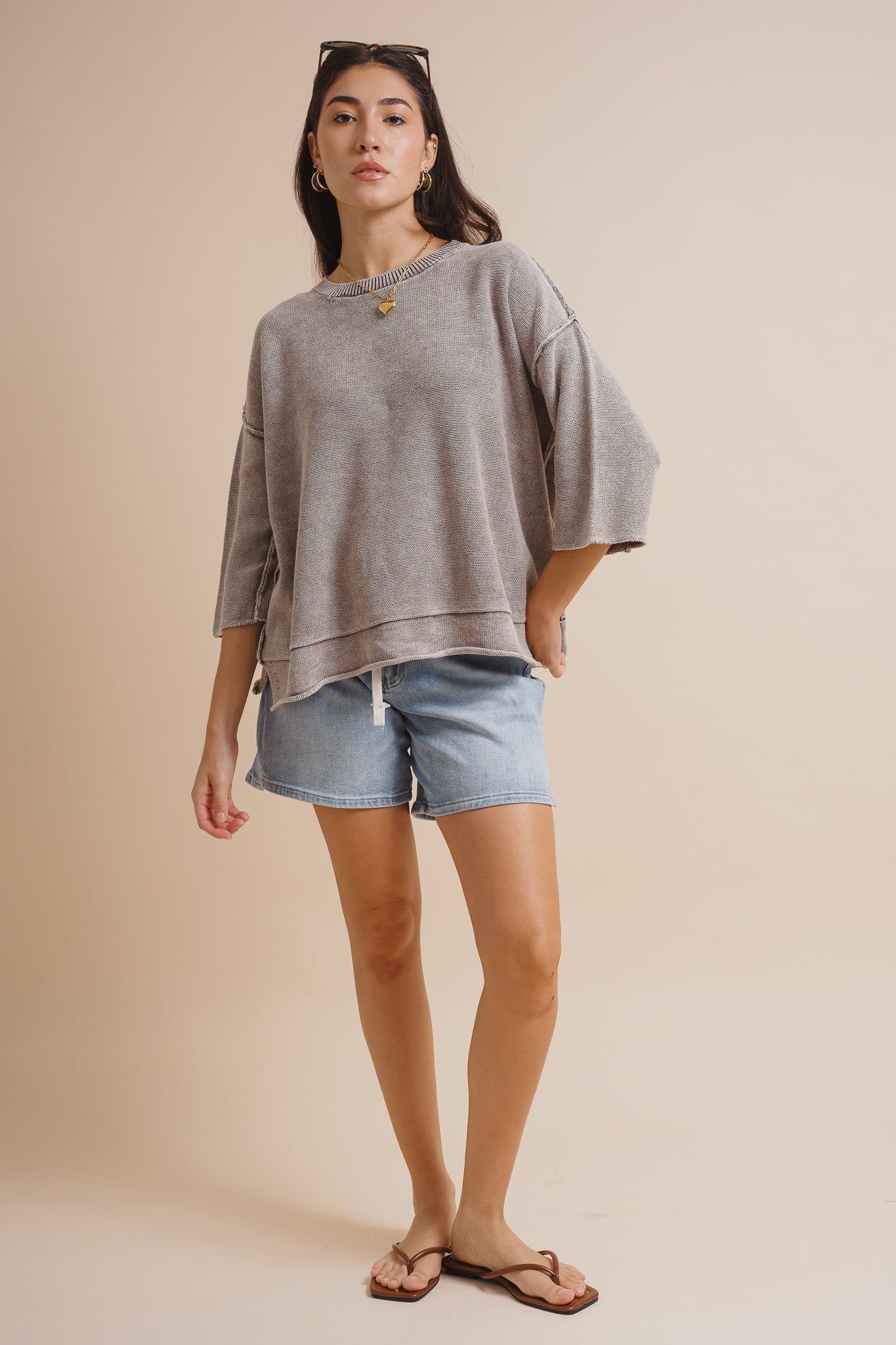 Blythe Oversized Sweater Top