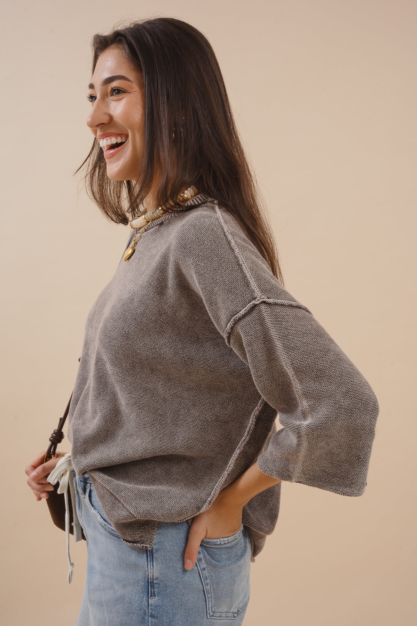 Blythe Oversized Sweater Top