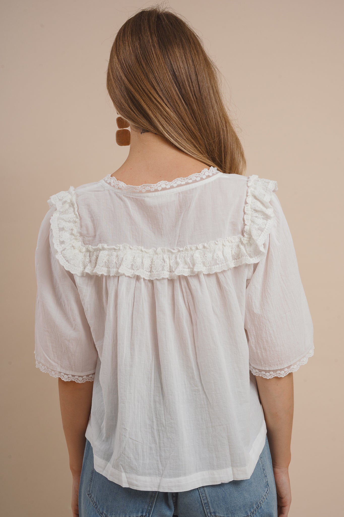 Evie Embroidered Top