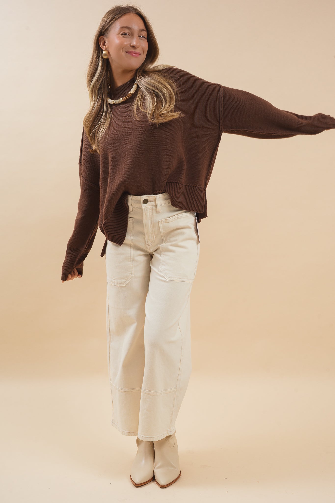 Shiloh Drop Shoulder Sweater