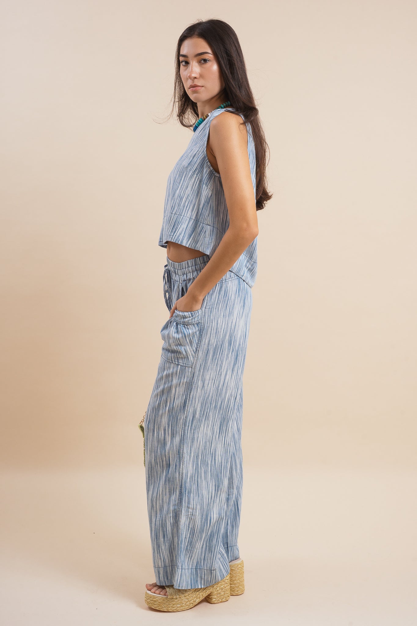 Clara Linen Tank