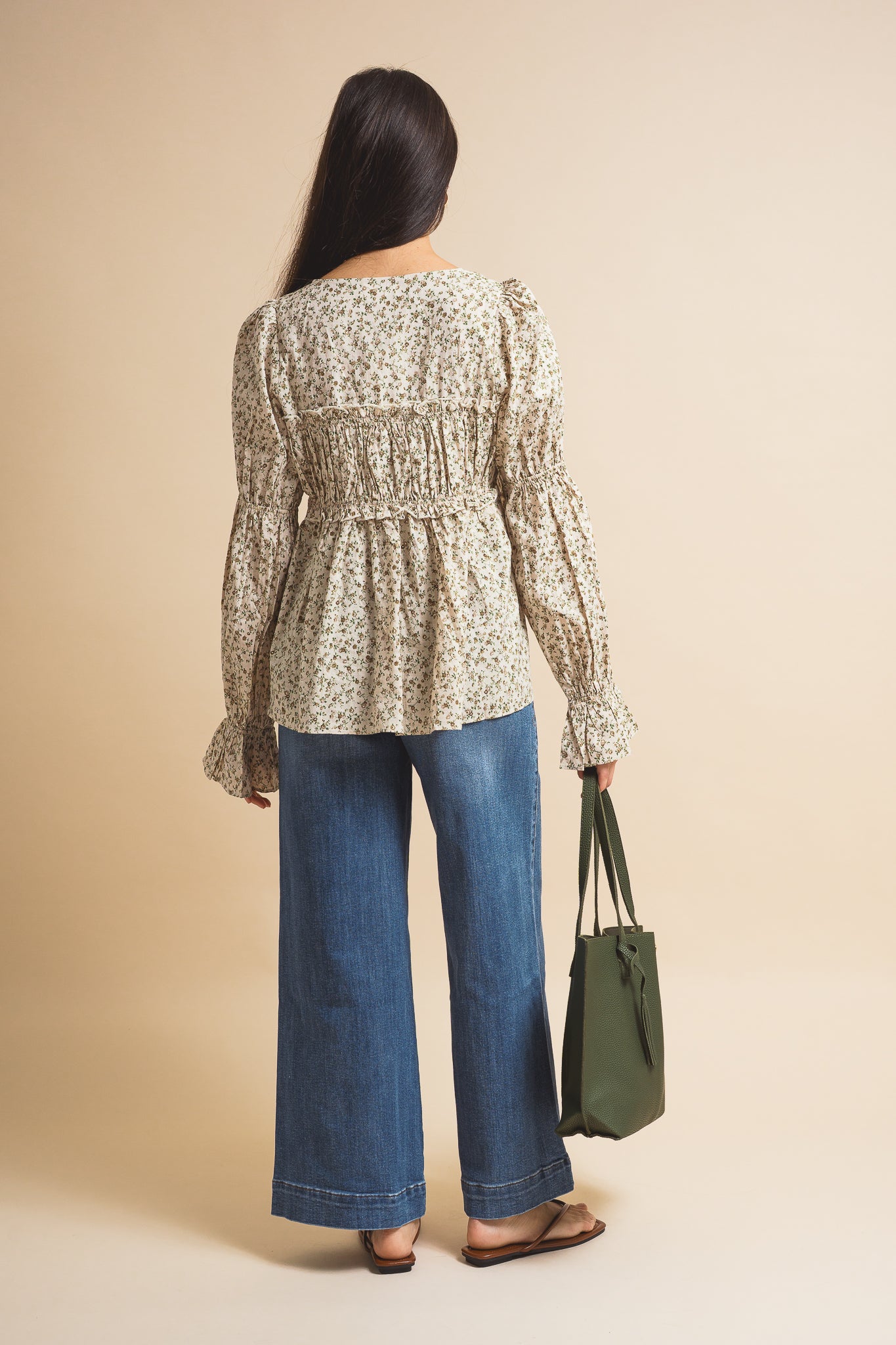 Lennyn Ditsy Print Blouse