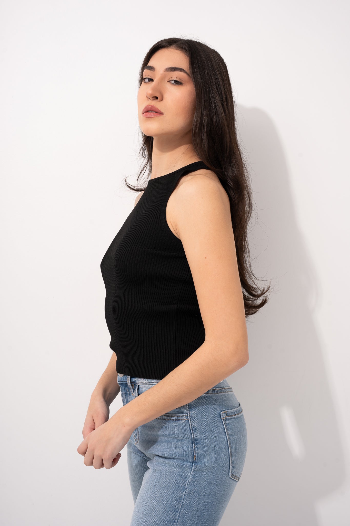 Frankie Knit Ribbed Tank