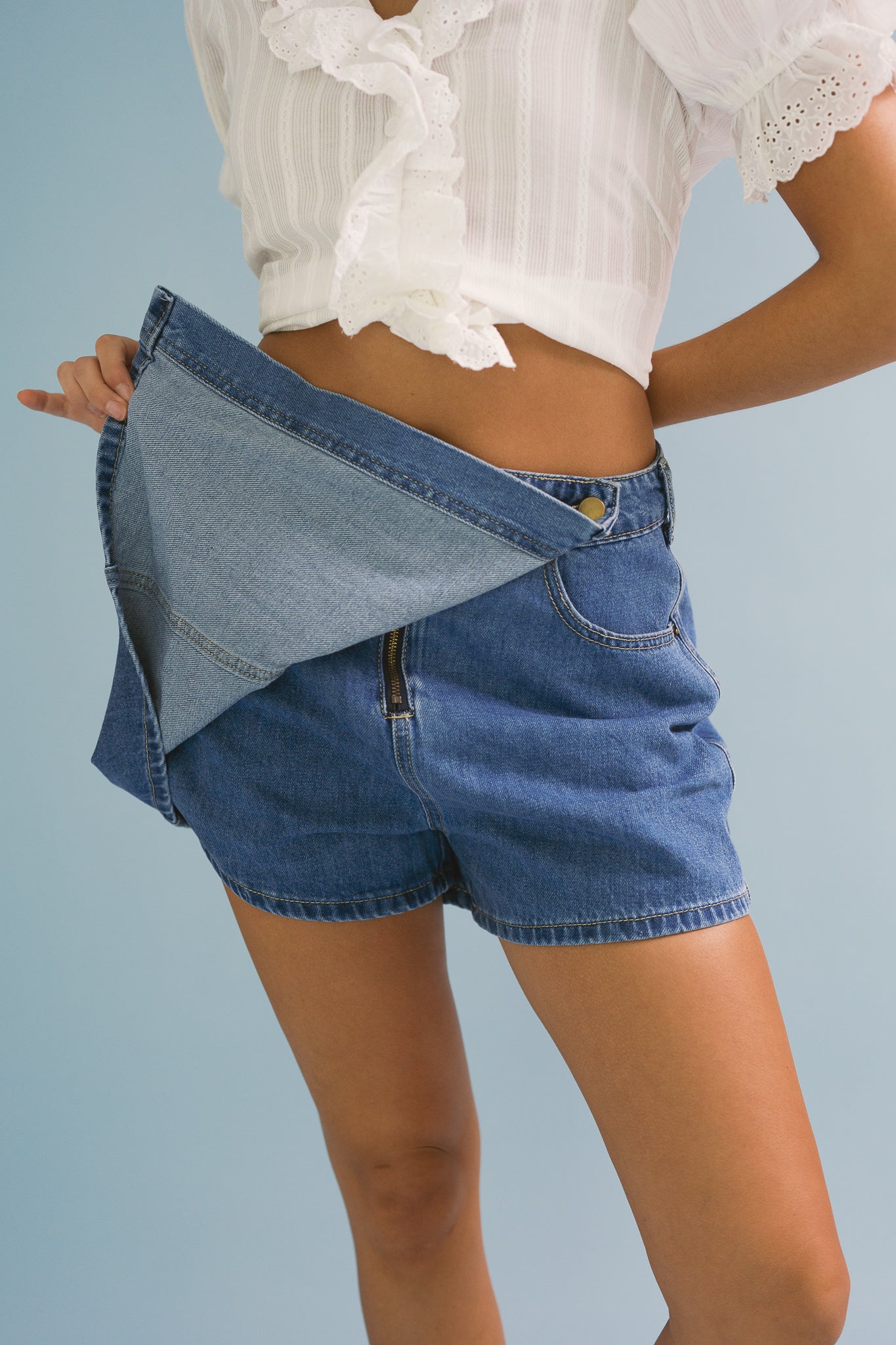 Rylie Denim Skort