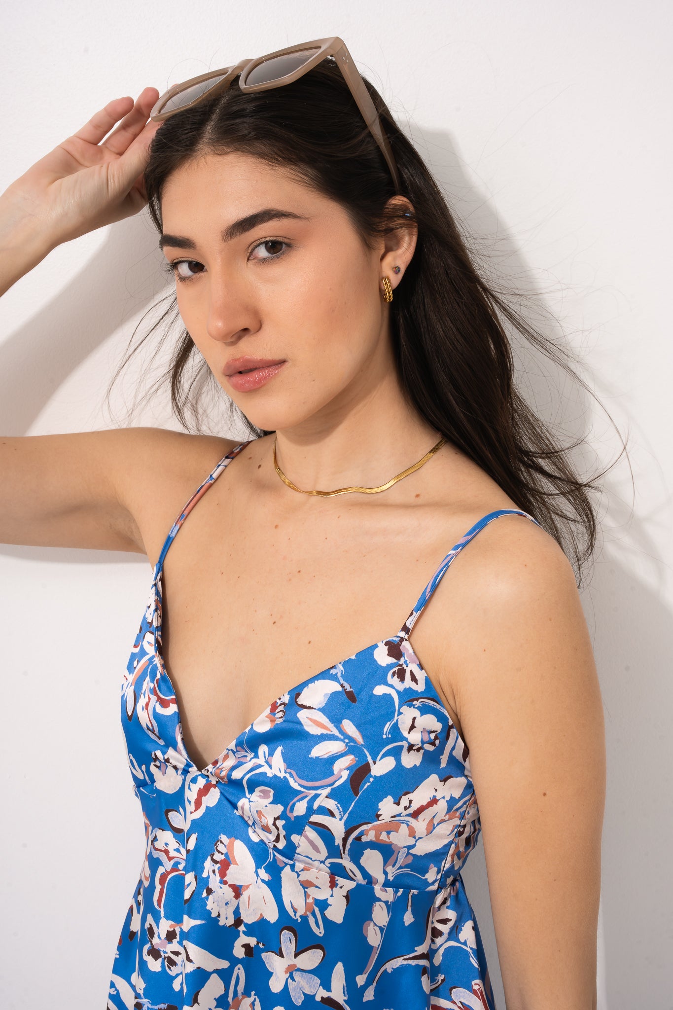 Aster Silky Floral Cami Top