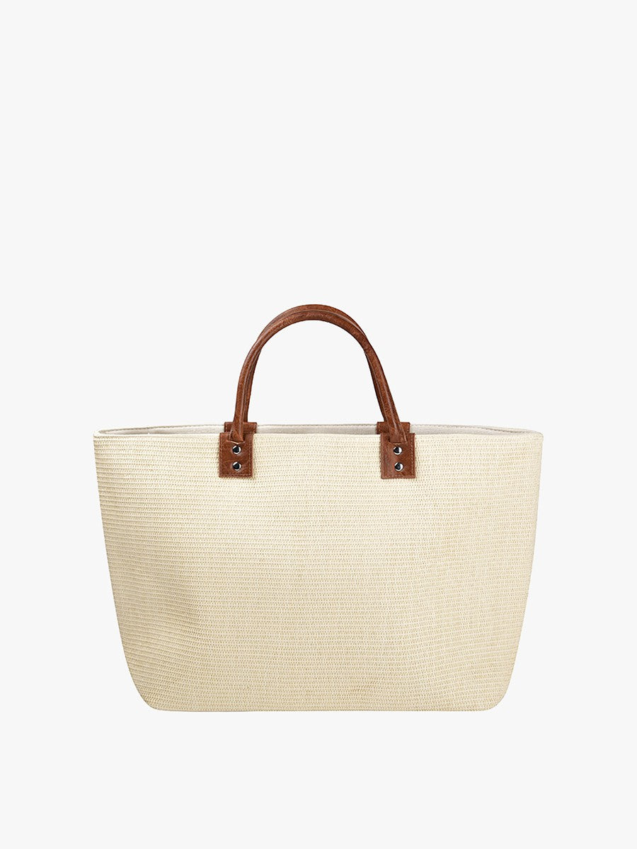 Hazel Straw Tote