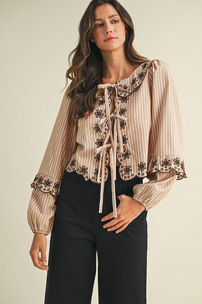 Alma Embroidered Blouse