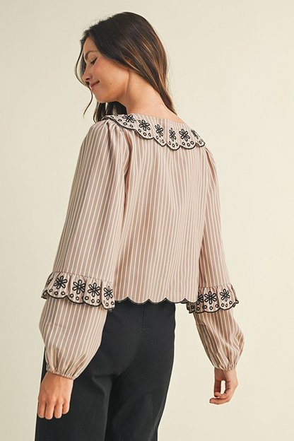 Alma Embroidered Blouse