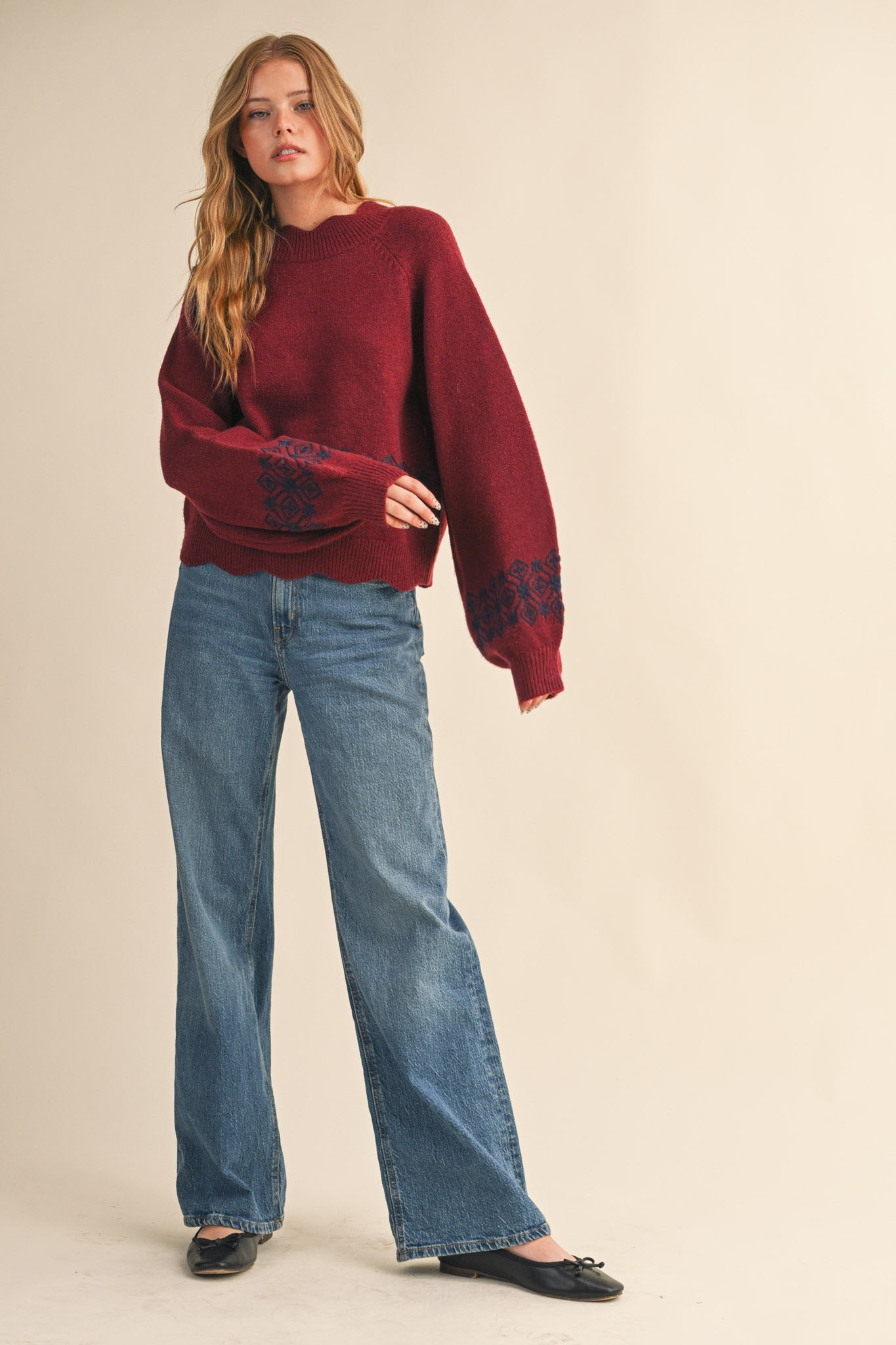 The Mulberry Ember Sweater