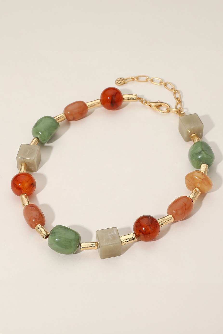 Autumn Chunky Beaded Necklace