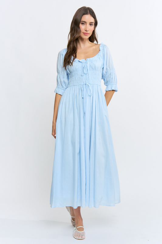 Cami Smocked Midi Dress