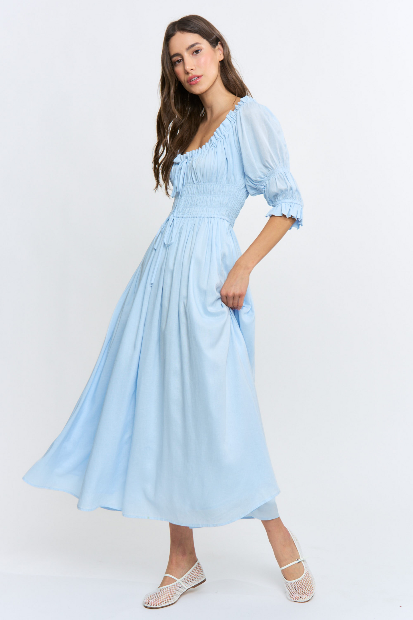 Cami Smocked Midi Dress
