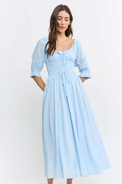 Cami Smocked Midi Dress