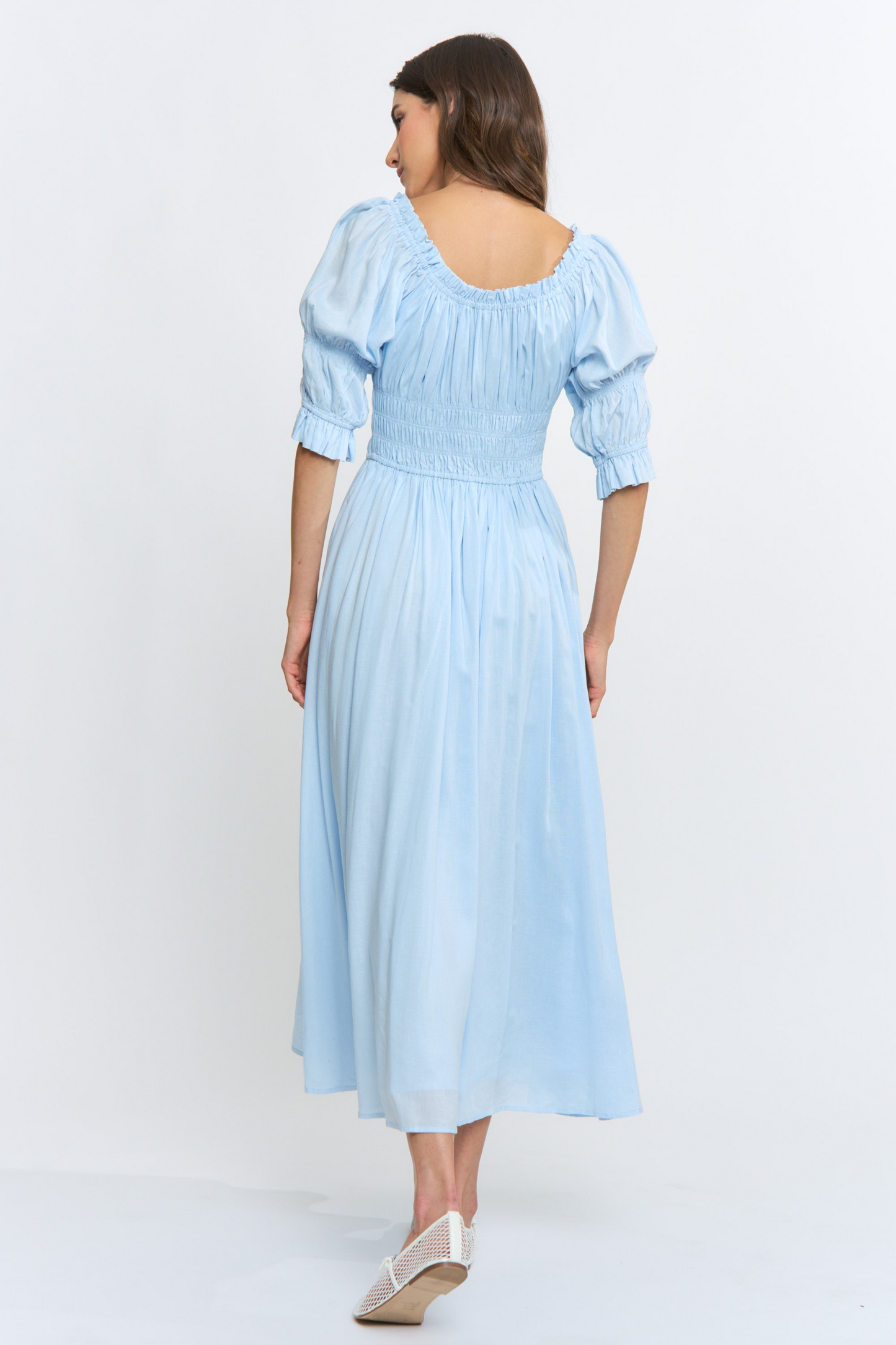 Cami Smocked Midi Dress