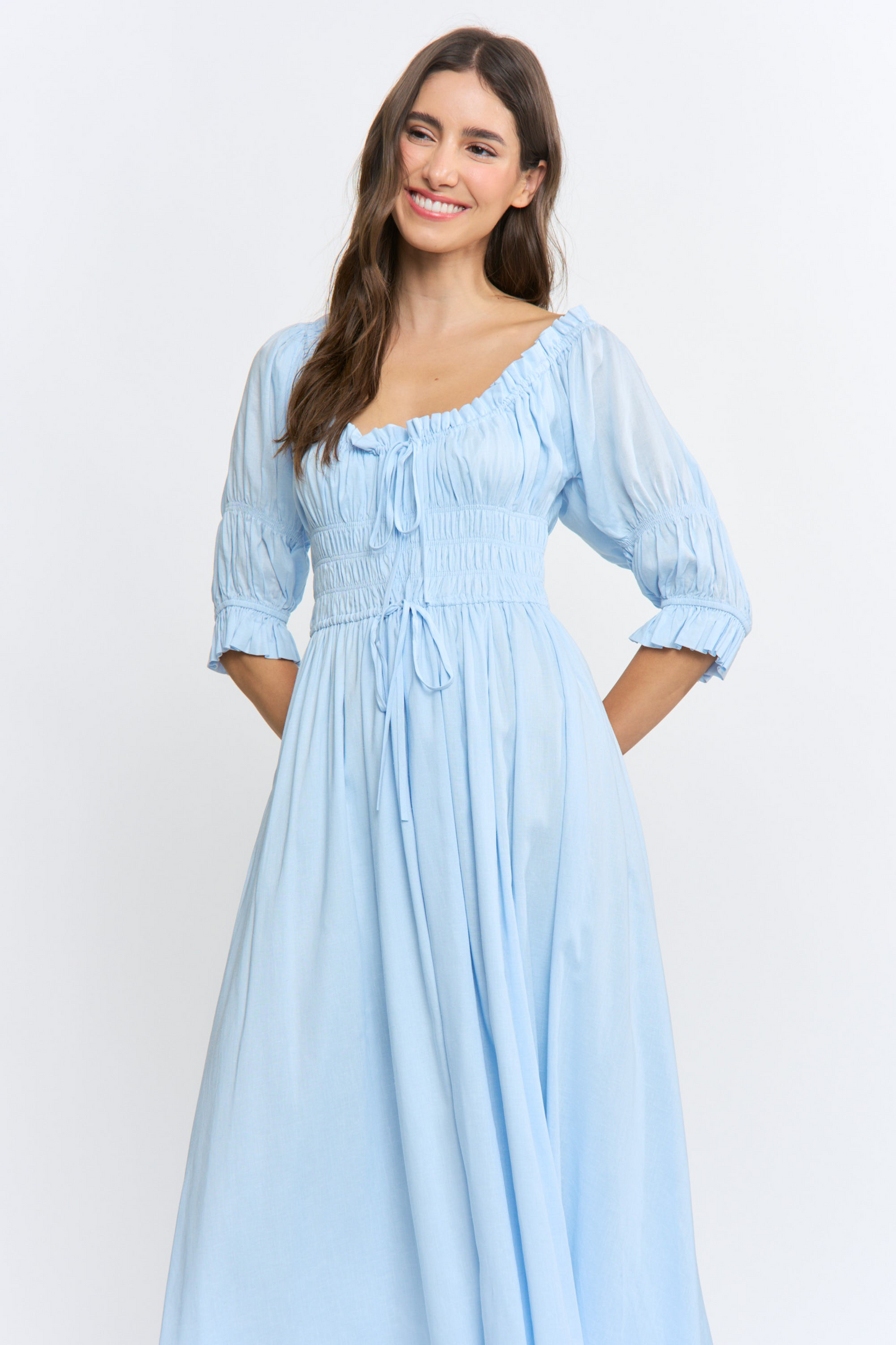 Cami Smocked Midi Dress