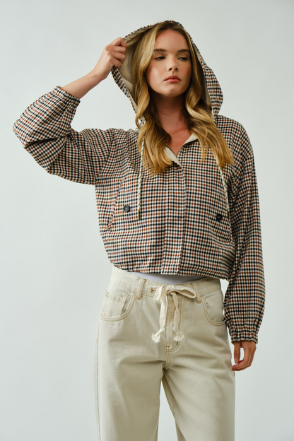 Mae Plaid Jacket