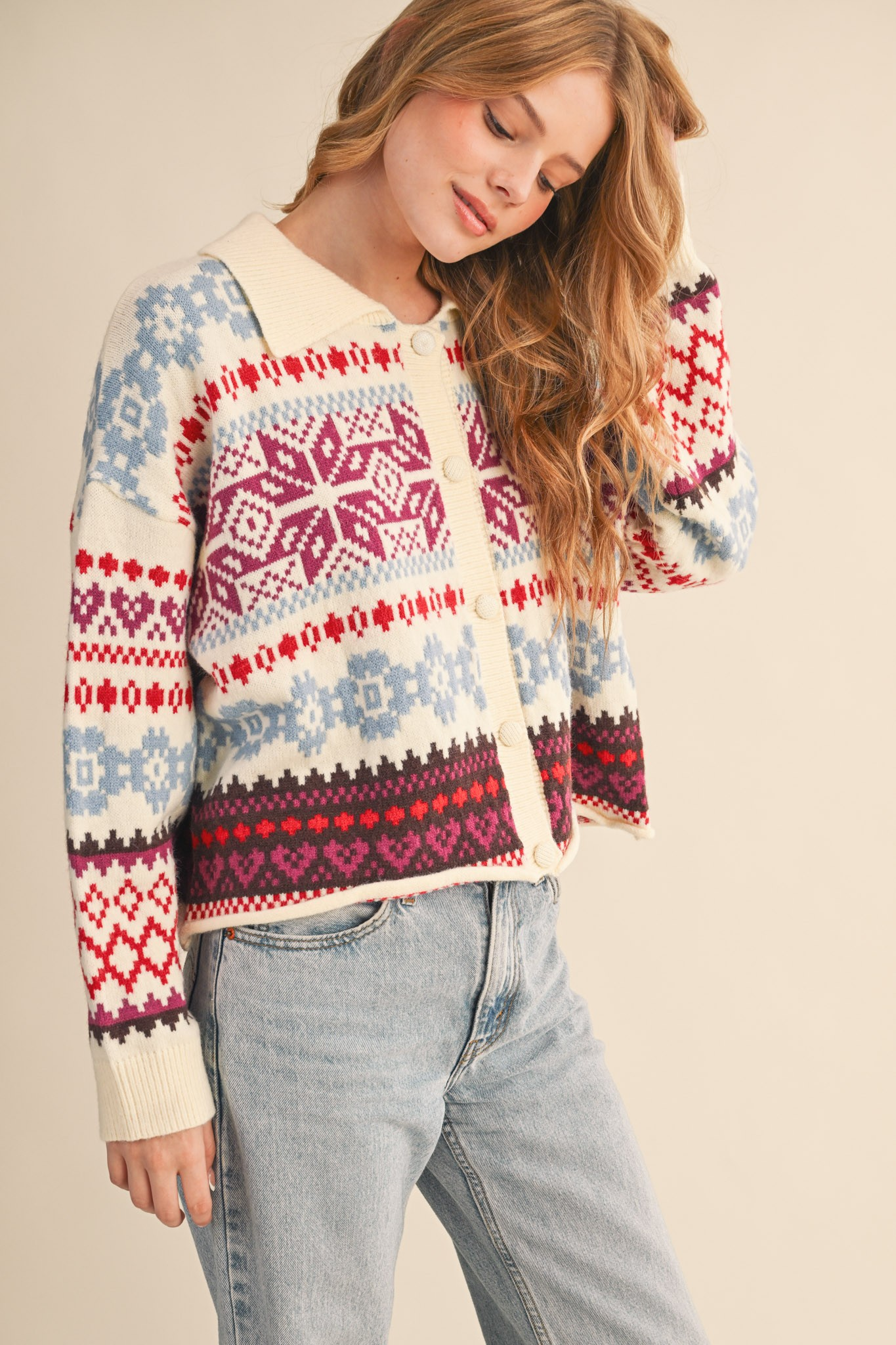 Winterfest Fair Isle Cardigan