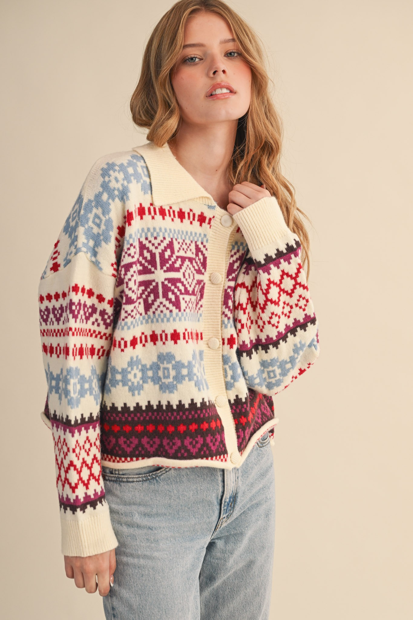 Winterfest Fair Isle Cardigan