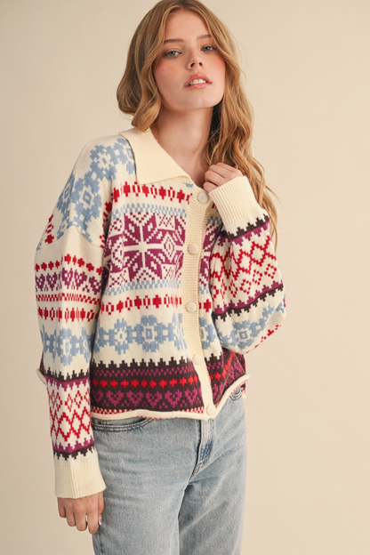 Winterfest Fair Isle Cardigan