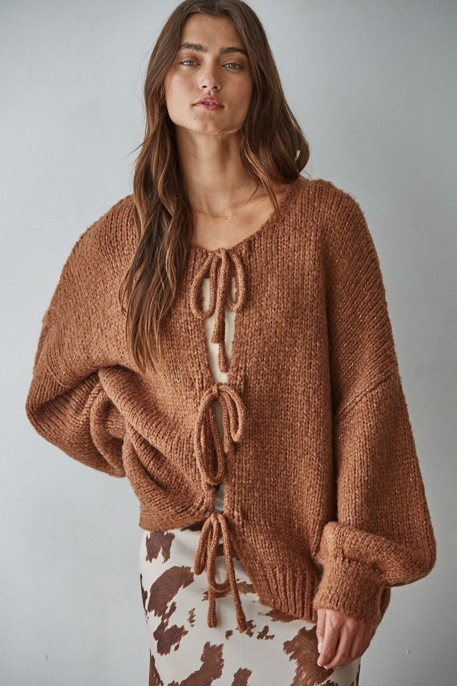 Sadie Tie Front Cardigan