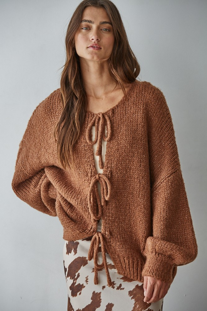 Sadie Tie Front Cardigan