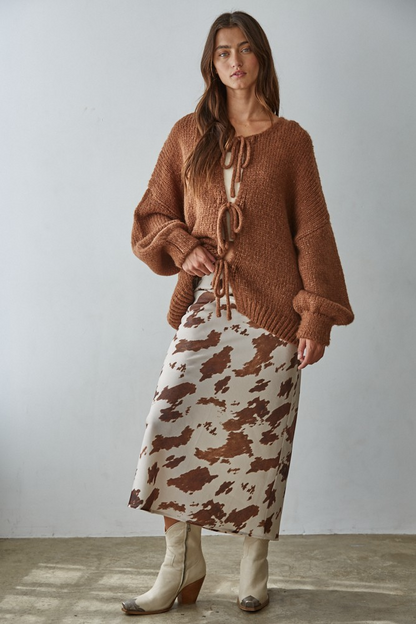 Sadie Tie Front Cardigan