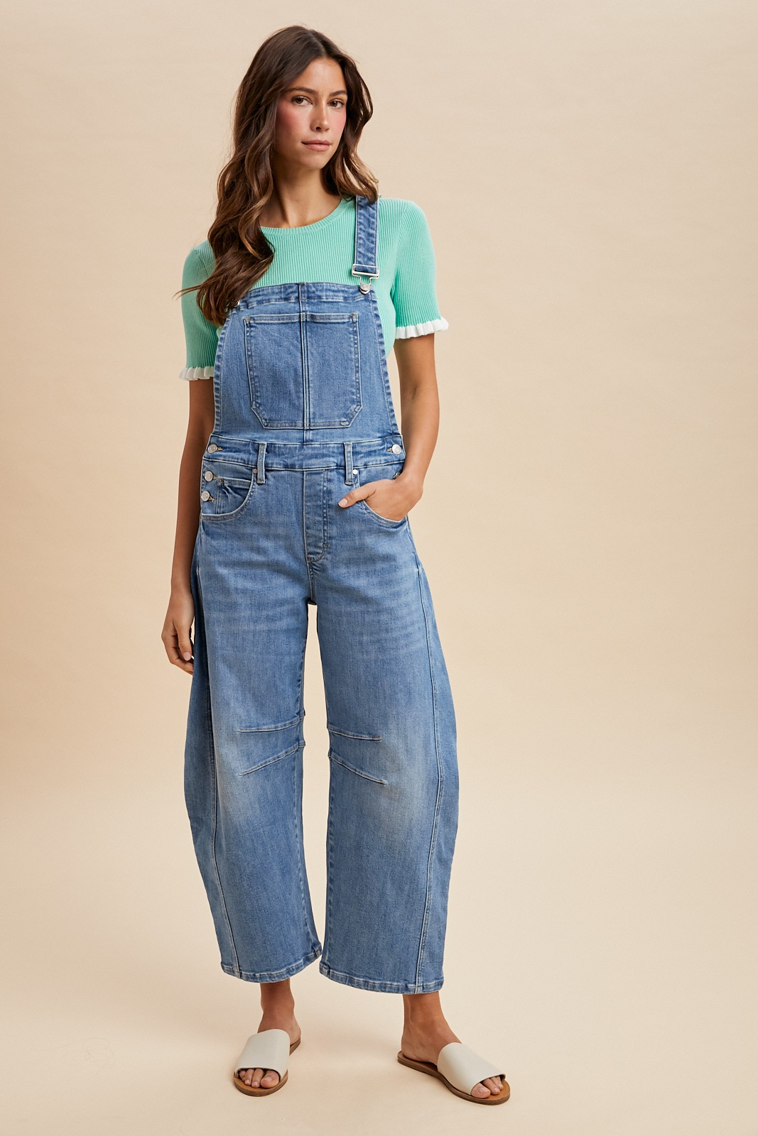 The Sutton Barrel Leg Jumpsuit