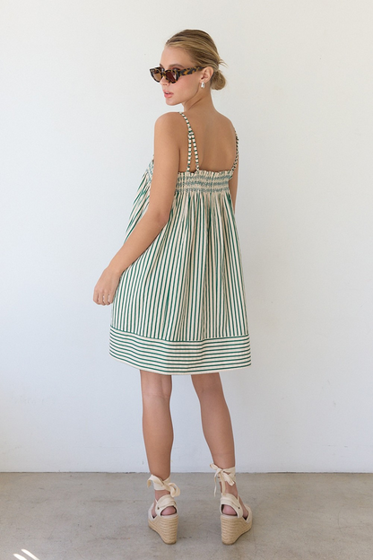 Stripe Babydoll Dress