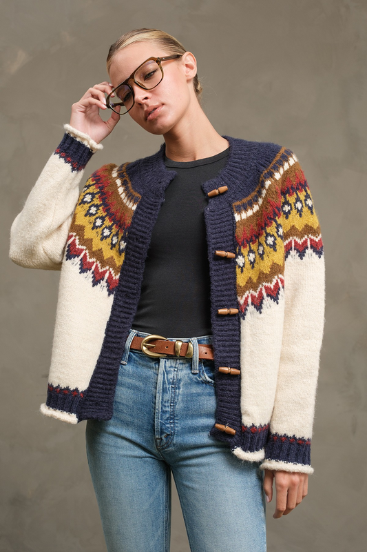 Nordic Pattern Cardigan